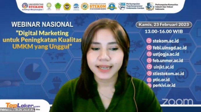Webinar UMKM Digital Marketing Paling Dicari