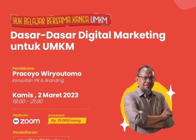 Webinar UMKM Digital Marketing Paling Dicari untuk Sukses