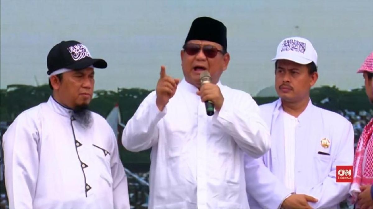 Reuni Akbar 212 Kembali di Monas, Panitia Mengundang Prabowo