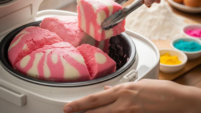 Membuat Bolu Kukus Lembut dengan Magic Com untuk Pemula yang Praktis