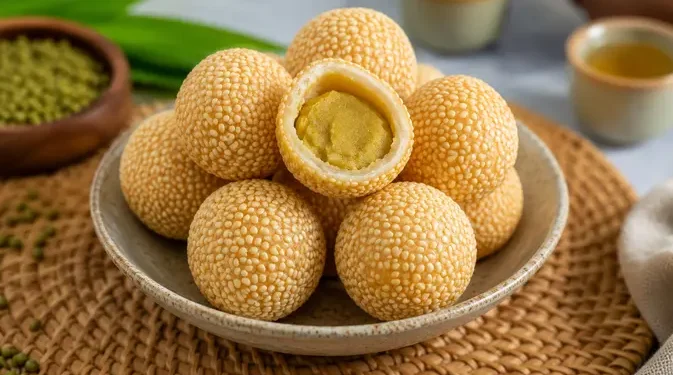 Resep Onde-onde Kacang Ijo Tanpa Gagal Kulit Renyah dan Isi Lembut