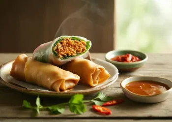 Resep Lumpia Ayam Rendang Renyah dan Gurih Berempah