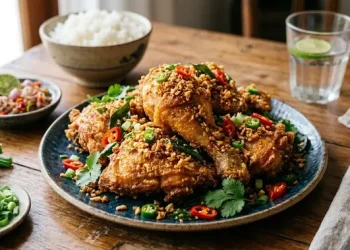 Resep Ayam Bawang Putih dan Garam yang Gurih dan Renyah