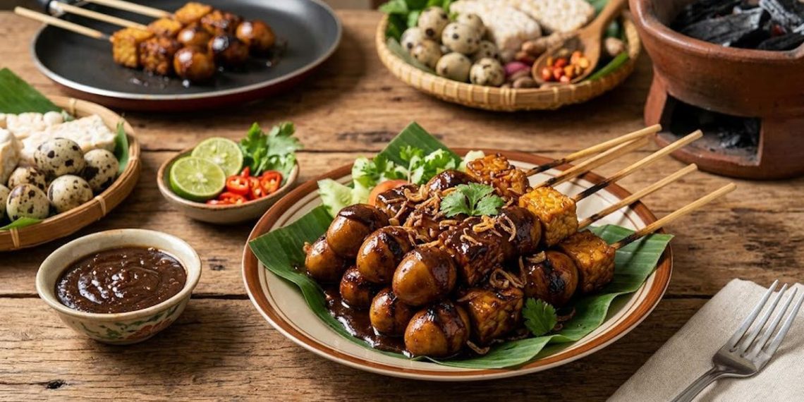 Resep Sate Telur Tempe Petis Lezat dan Menggugah Selera