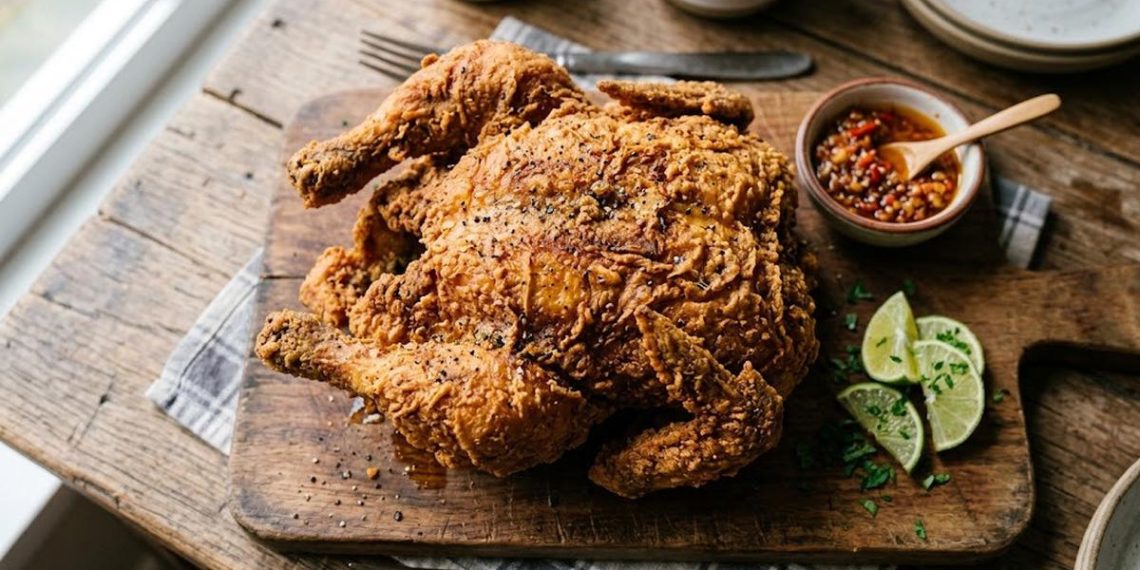 Tips Menggoreng Ayam Utuh Matang Merata Tanpa Gosong dan Tetap Juicy