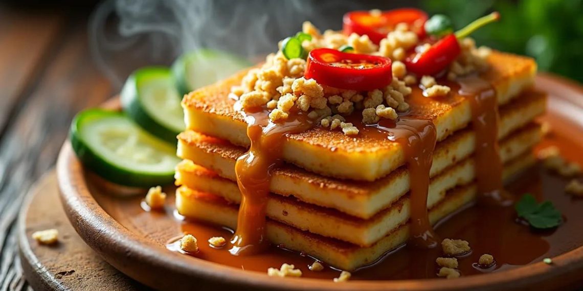 Resep Tahu Susun Telur Bumbu Kacang Lezat dan Gurih