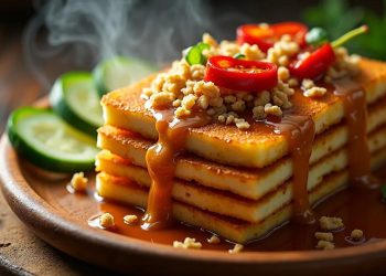 Resep Tahu Susun Telur Bumbu Kacang Lezat dan Gurih