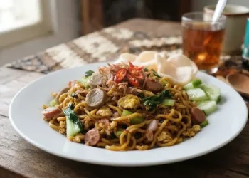 Mie Telur Pedas dengan Bumbu Sederhana yang Menggugah Selera